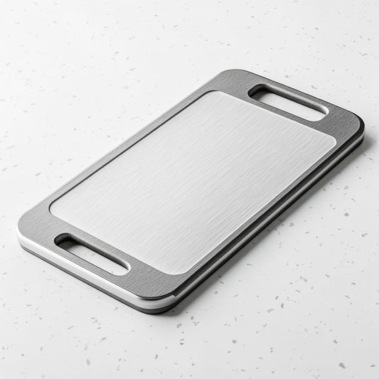 Doricx Dual-Sided Stainless Steel & PP Cutting Board