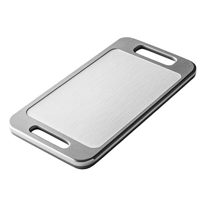 Doricx Dual-Sided Stainless Steel & PP Cutting Board
