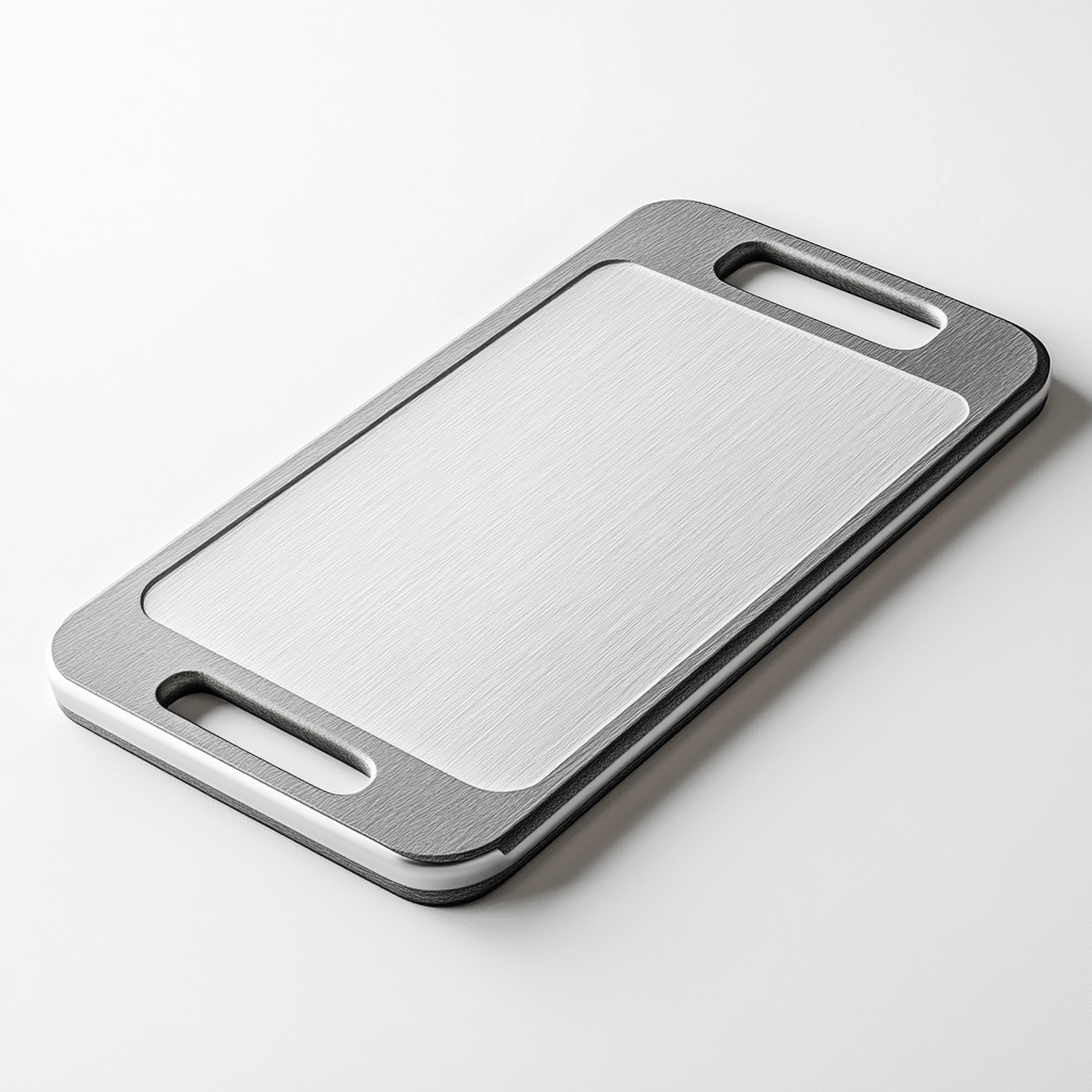 Doricx Dual-Sided Stainless Steel & PP Cutting Board