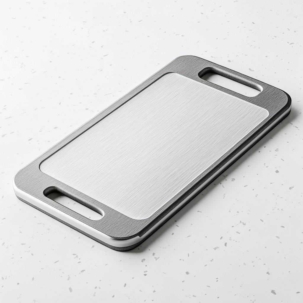 Doricx Dual-Sided Stainless Steel & PP Cutting Board